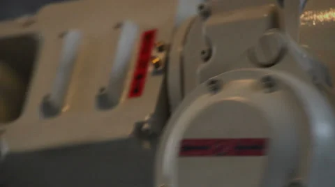 Industrial robot joint Stock Footage 24822528