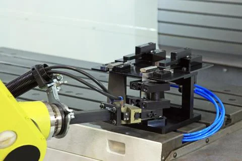 Industrial robot Stock Photos