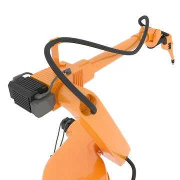 Industrial robotic arm Stock Illustration