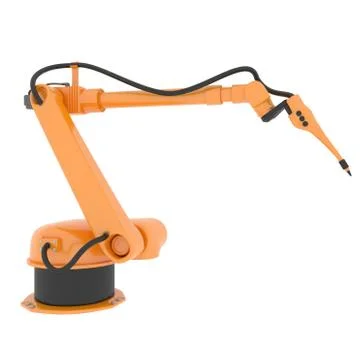 Industrial robotic arm Stock Illustration