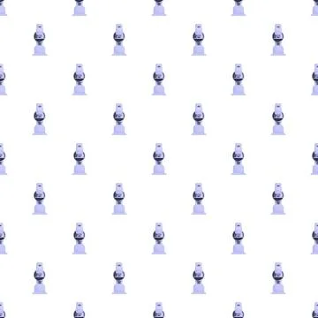 Industrial robotic arm technology seamless pattern repeating background イラスト素材