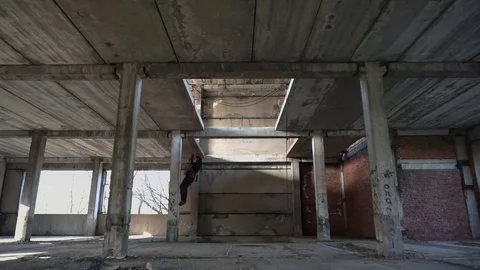 Industrial ropework Stock Footage 76316009