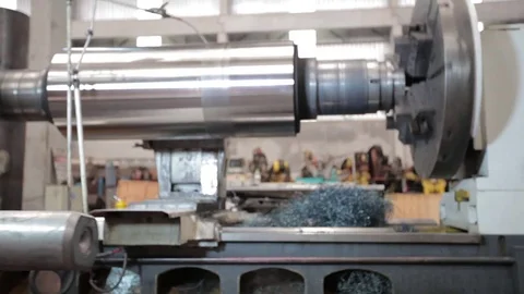 Industrial rotor crossing the camera Video stock 69851333