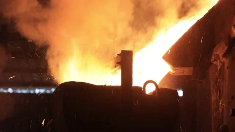 Industrial safety first concept, casting foundry, Industrial lost wax Video stock 170584521