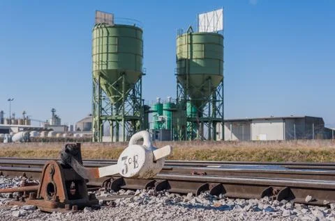 Industrial scene Foto stock