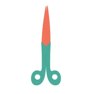 Industrial scissors on an isolated white background. Construction or renovati Illustrazione stock