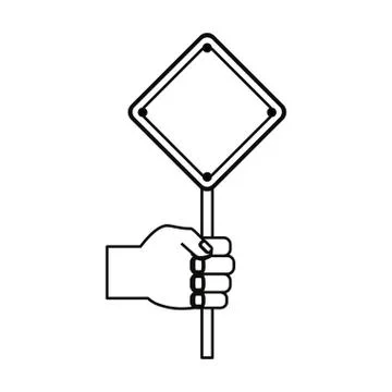 Industrial security sign 스톡 일러스트