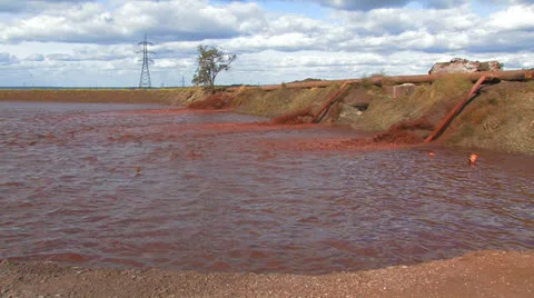Industrial sewage. Stock-Footage 27084482
