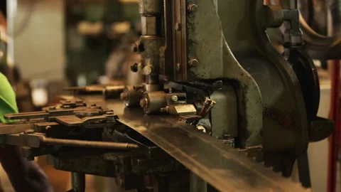 INDUSTRIAL SHARPENING SAW TOOTH Stock Footage 306699008