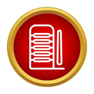 Industrial silo processing plant construction manufacturing icon Stock Illustration
