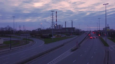 Industrial site Stock Footage 152796418