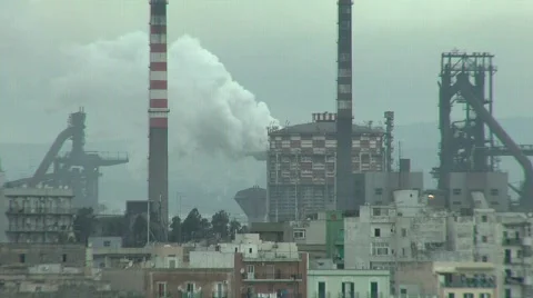 Industrial skyline 스톡 동영상 845549