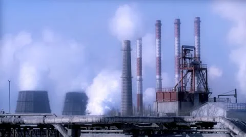 Industrial smog 스톡 동영상 10919587