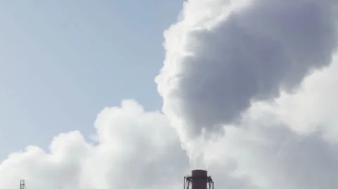Industrial smog Stock Footage 34829920
