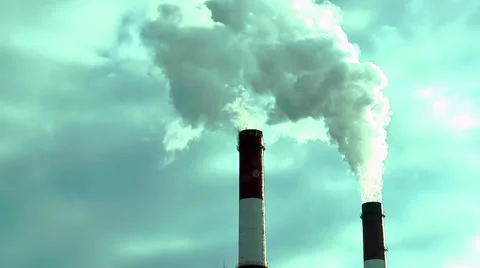 Industrial Smoke Stock Footage 61561064