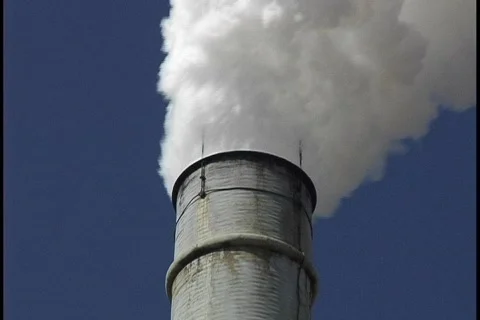 Industrial smokestack Stock Footage 140375