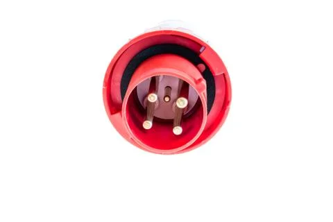 Industrial socket 32 ampere Stock Photos