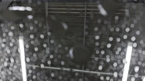 Industrial Sorting Process of Materials in a Factory Stock Footage 344532586