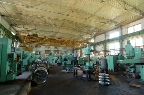 Industrial space 스톡 사진