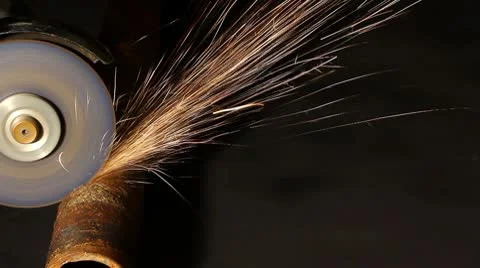 Industrial  sparks Stock Footage 10767308