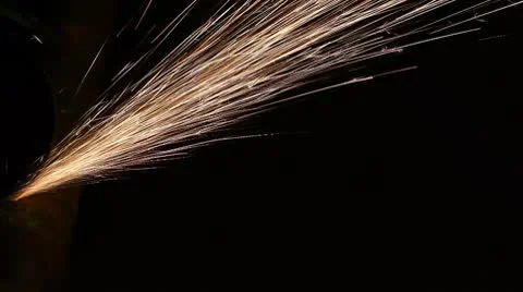 Industrial  sparks Stock Footage 10767321