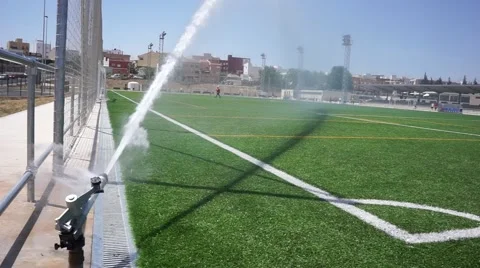 Industrial Sprinkler System Stock Footage 54806322