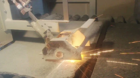 Industrial stone burning Stock Footage 39303578