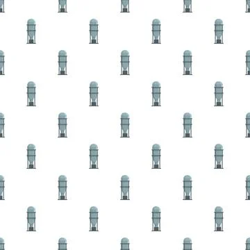 Industrial storage silo pattern for bulk materials Illustrazione stock