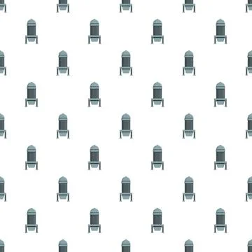 Industrial storage silo pattern on white background Stock Illustration