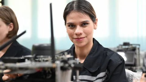 Industrial technicians working with machine maintenance Stock Footage 241519639