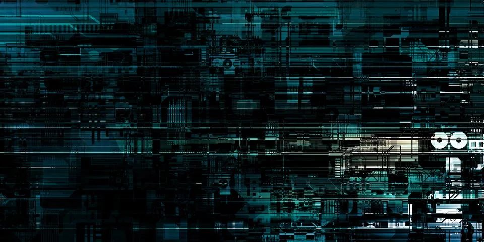 Industrial Technology Stock Illustration