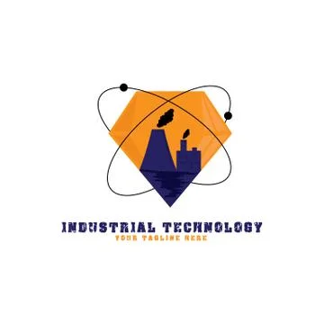 INDUSTRIAL TECHNOLOGY LOGO Stock Illustration