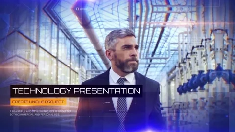 Industrial Technology Presentation for After Effects Stock After Effects