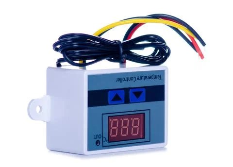 Industrial temperature controller Stock Photos