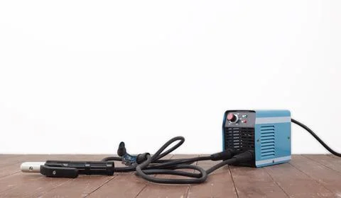 Industrial tool - Front view Welding machine Stock Photos