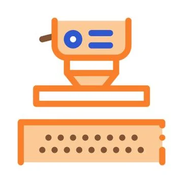 Industrial Tool Metallurgical Icon Vector Illustration Illustrazione stock