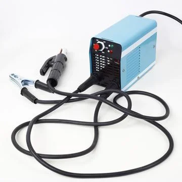 Industrial tool - Welding machine white background Stock Photos