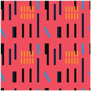 Industrial uneven geometric seamless pattern Stock Illustration