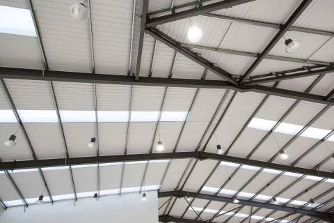 Industrial unit ceiling Stock Photos