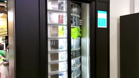 Industrial vending machine with work accessories Stock Footage 229278724