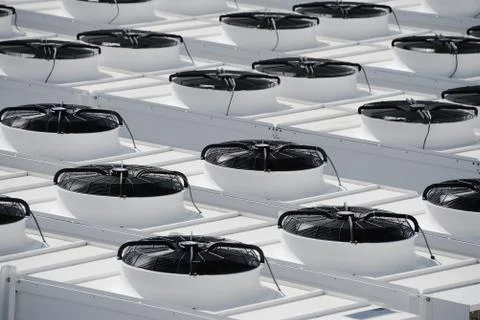 Industrial ventilation system Stock Photos