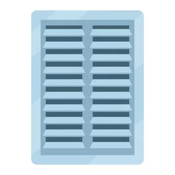 Industrial ventilation vector illustration, showing air circulation system Stock Illustration