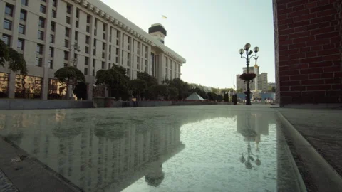 Industrial view in the center of Kyiv Stock Footage 247698538