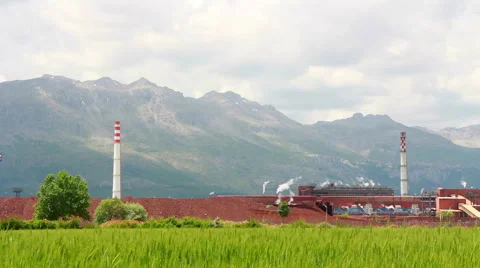 Industrial view time lapse Stock Footage 63827374