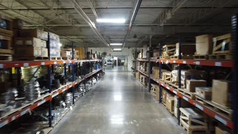 Industrial Warehouse 03 Stock Footage 294470654