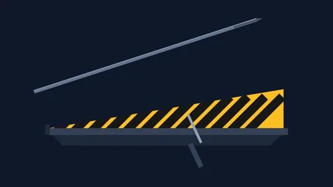 Industrial Warehouse Dock Leveler Ramp Animation with Tilting Motion and Ha.. Видео 346006922