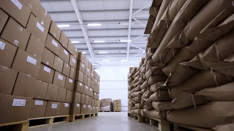 Industrial warehouse Video stock 70896474