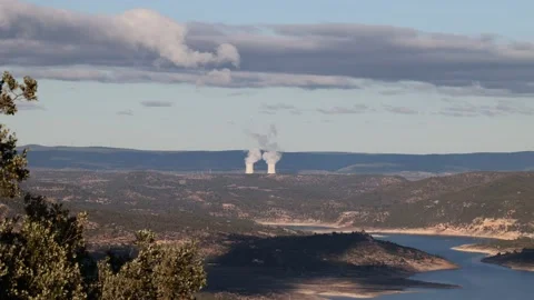 Industrial waste and climate impact Stock Footage 201424615
