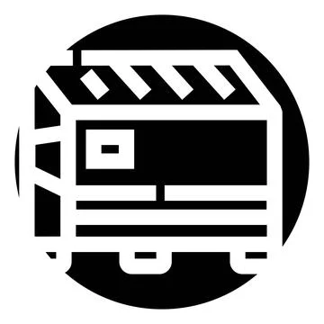 Industrial waste container bin icon for recycling Stock Illustration