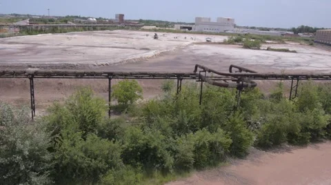 Industrial waste Stock Footage 63795343